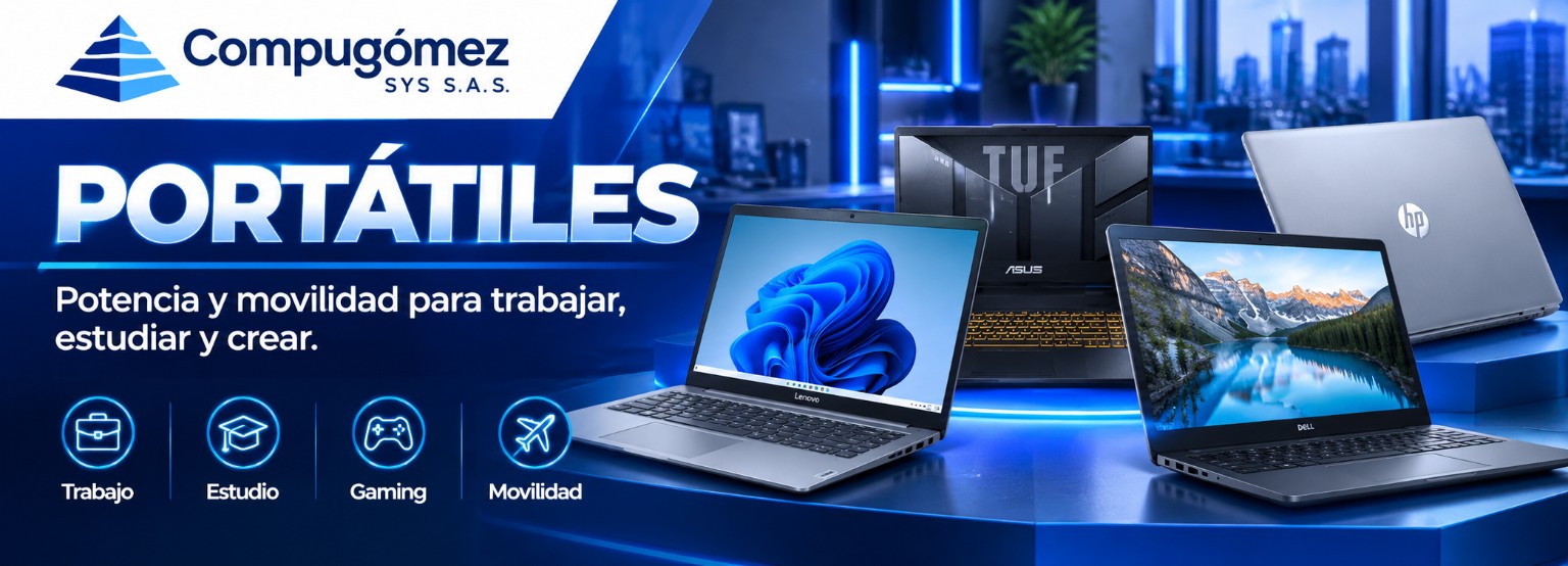 Portátiles — Compugómez SYS S.A.S.